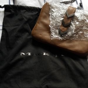 Mackage brown leather purse